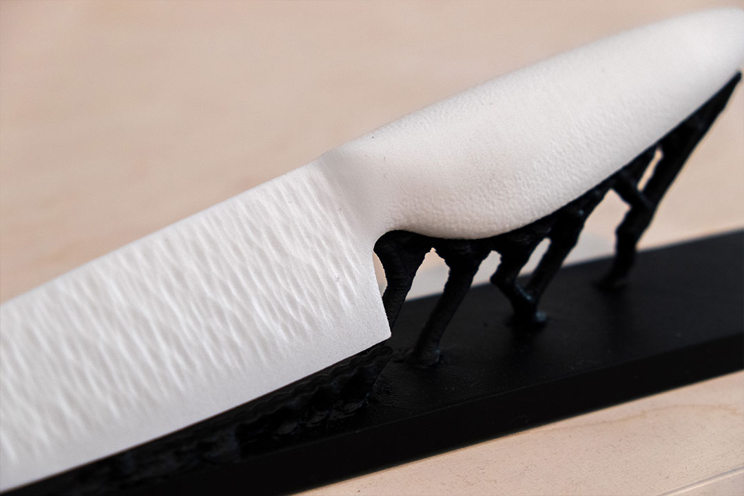 Generative 3d printed kitchen knife